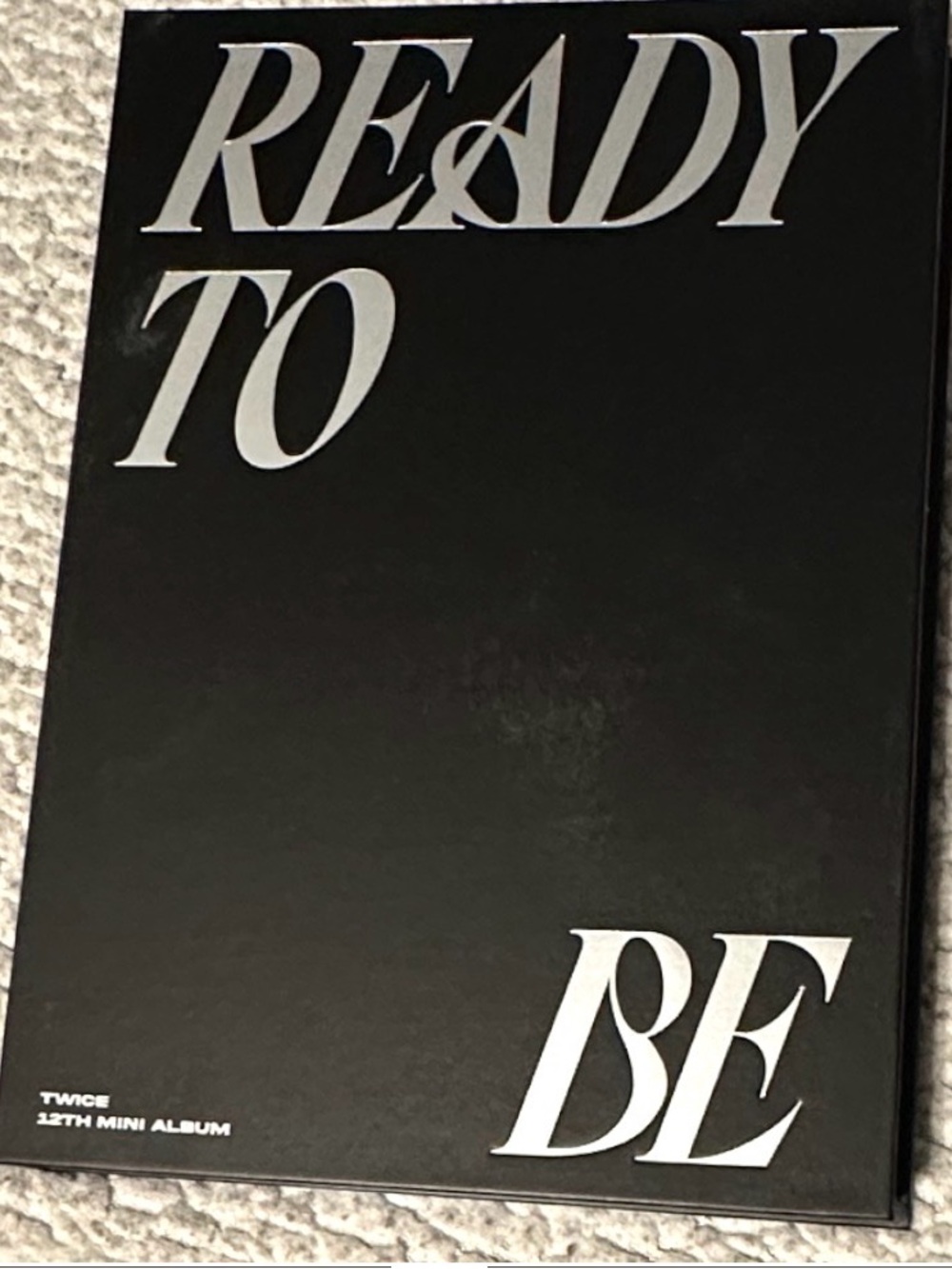 Twice “Ready to Be” Mini Album - Black Version